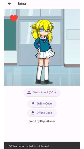 Gacha OC — Character Presets для Android — скриншот 3