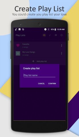 Offline music player для Android — скриншот 3