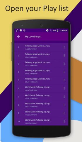 Offline music player для Android — скриншот 4