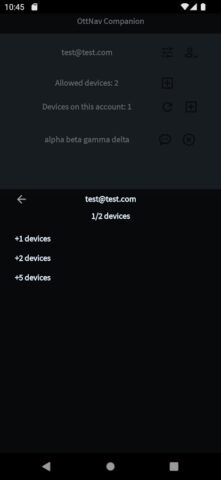 OttNav Companion для Android — скриншот 2