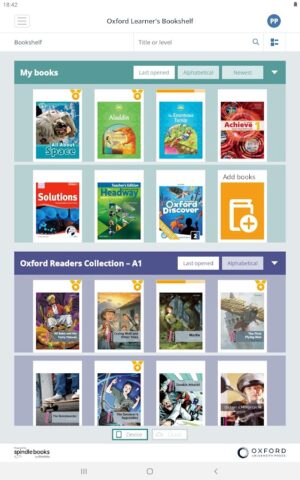 Oxford Learner’s Bookshelf для Android — скриншот 1