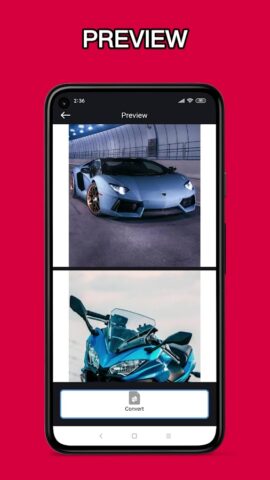 PDF конвертер — PNG JPG JPEG для Android — скриншот 2