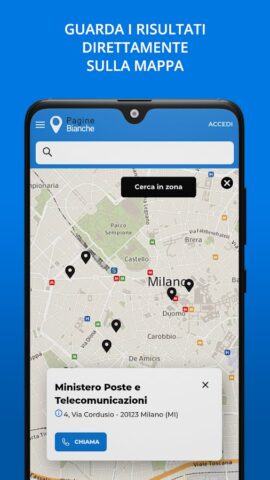 PagineBianche для Android — скриншот 3