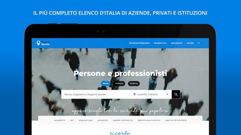 PagineBianche для Android — скриншот 5