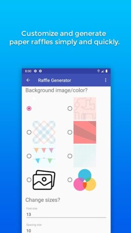 Генератор бумажных билетов для Android — скриншот 3