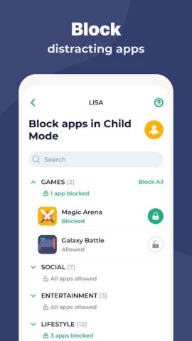 Parental Control — Kidslox для Android — скриншот 5