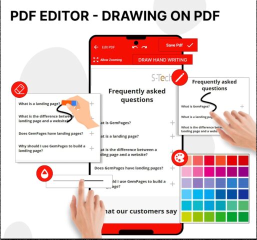 рисовать в PDF-редакторе для Android — скриншот 5
