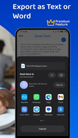Handwriting to Text PenToPrint для Android — скриншот 3