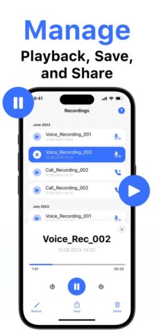 Запись Телефонных Разговоров~ для iOS — скриншот 4