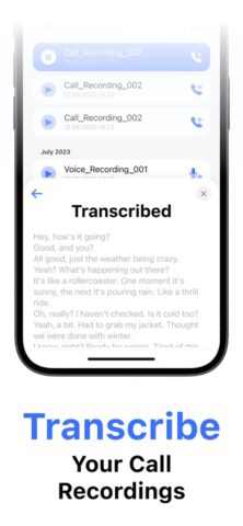 Запись Телефонных Разговоров~ для iOS — скриншот 5