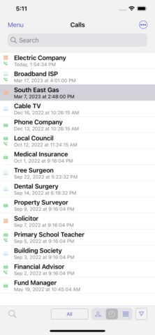 PhoneLog for iPhone & iPad для iOS — скриншот 1