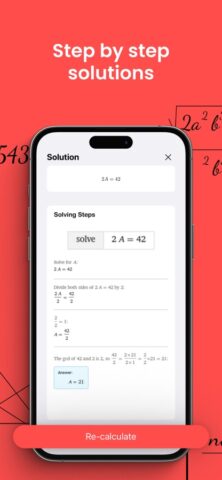 Камера калькулятора для iOS — скриншот 2