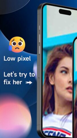 Photo enhancer — AI upscale для Android — скриншот 2