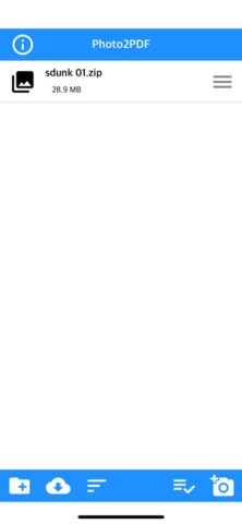 Photo2PDF — Zip, Photo to PDF для iOS — скриншот 1