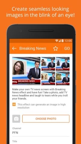 PhotoFunia для Android — скриншот 2