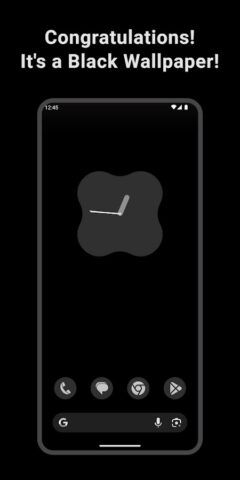 Pitch Black Wallpaper для Android — скриншот 2