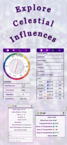 Планетарные часы: астрология для Android — скриншот 1
