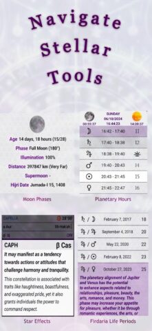 Планетарные часы: астрология для Android — скриншот 3