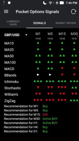Pocket Сигналы для Android — скриншот 3