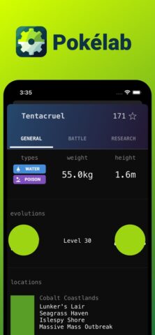 Pokélab for Legends Arceus для iOS — скриншот 1