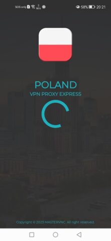 Poland VPN — PL VPN для Android — скриншот 1