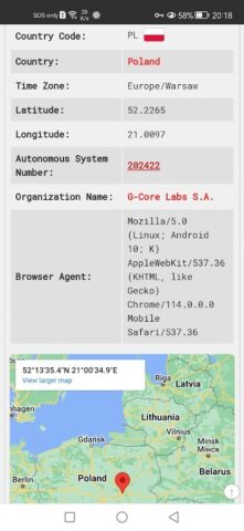Poland VPN — PL VPN для Android — скриншот 3