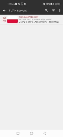 Poland VPN — PL VPN для Android — скриншот 4
