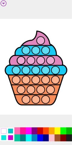 Поп Ит Игра Раскраска для Android — скриншот 5