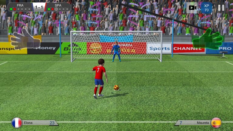 Pro Kick Soccer для Android — скриншот 1