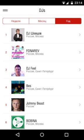 PromoDJ для Android — скриншот 1