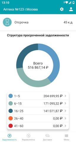 Протек.Портал клиента для Android — скриншот 2