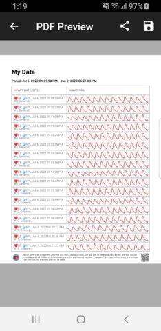 Pulse Oximeter — Beat & Oxygen для Android — скриншот 4