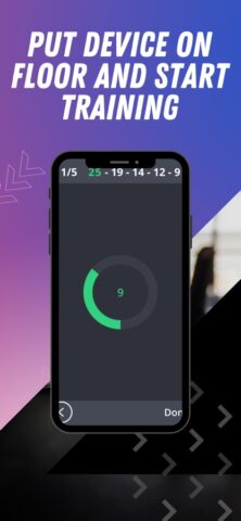 Тренировка на отжимание для iOS — скриншот 3