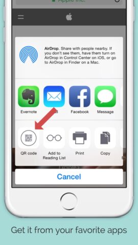 QReation — QR code generator/scanner for Apple Watch/iPhone/iPad для iOS — скриншот 3