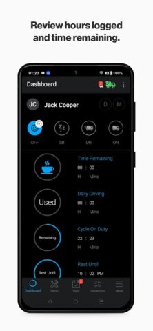 REVEAL ELD Logbook для Android — скриншот 2