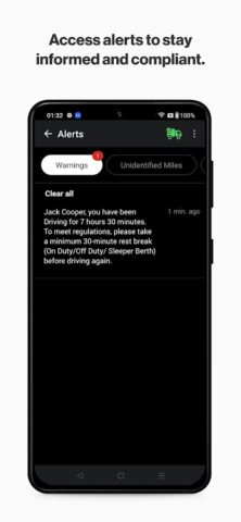 REVEAL ELD Logbook для Android — скриншот 4