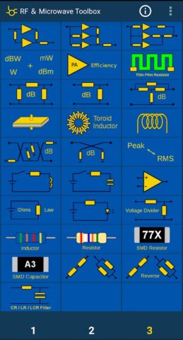 RF & Microwave Toolbox для Android — скриншот 3