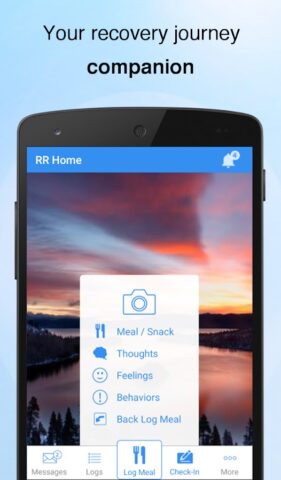 RR Eating Disorder Management для Android — скриншот 1