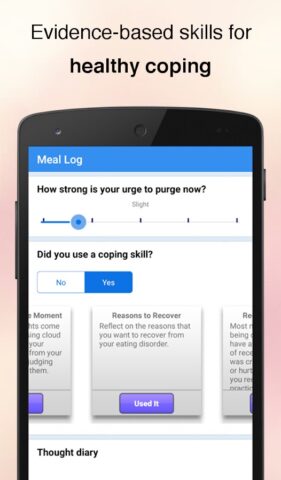 RR Eating Disorder Management для Android — скриншот 2