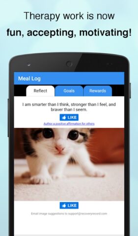 RR Eating Disorder Management для Android — скриншот 4