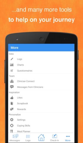 RR Eating Disorder Management для Android — скриншот 5