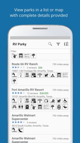 RV Parky для Android — скриншот 3