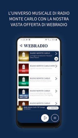 Radio Monte Carlo — RMC для Android — скриншот 2