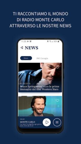 Radio Monte Carlo — RMC для Android — скриншот 3