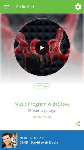 Radio Red для Android — скриншот 1