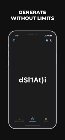 Генератор паролей для Android — скриншот 1