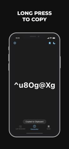 Генератор паролей для Android — скриншот 2