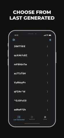 Генератор паролей для Android — скриншот 5