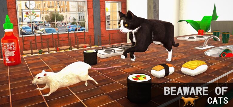 Крыса Семейный Дом Симулятор для iOS — скриншот 1