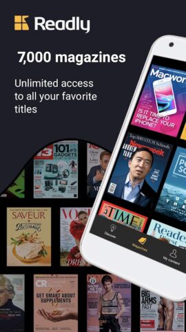Readly Magazines & Newspapers для Android — скриншот 1